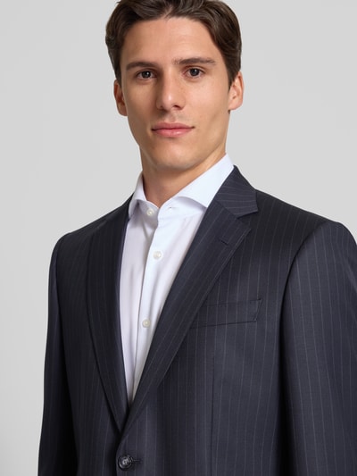 BOSS Slim fit pak van gestreepte scheerwol Marineblauw - 3