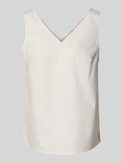 Christian Berg Woman Regular fit blousetop met V-hals Offwhite - 2