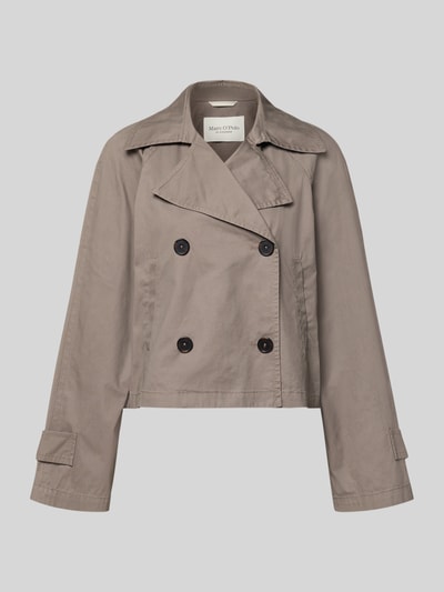 Produktfoto, Relaxed Fit Trenchjacke aus Baumwolle von Marc O’Polo, efekt: jednolity kolor, krój relaxed fit, wpuszczane kieszenie, bawełna