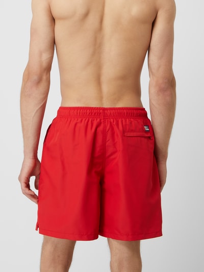 Superdry Badehose mit Reißverschlusstasche Rot 4