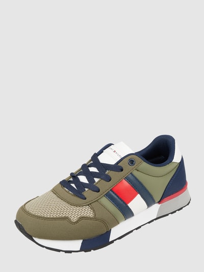 T.Hilfiger Kids Shoes Sneakers van textiel, model 'Lebron'  Kaki - 1