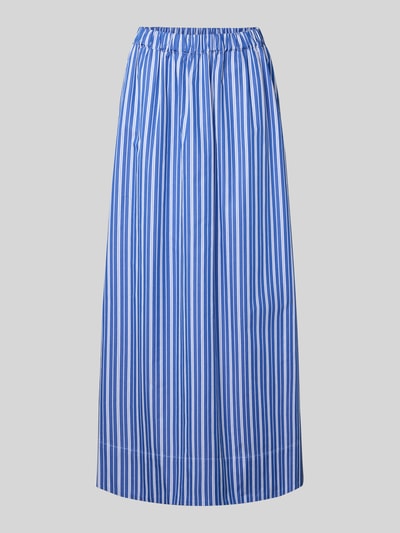 Selected Femme Długa spódnica o rozkloszowanym kroju z czystej bawełny model ‘FIA’ Królewski niebieski 2