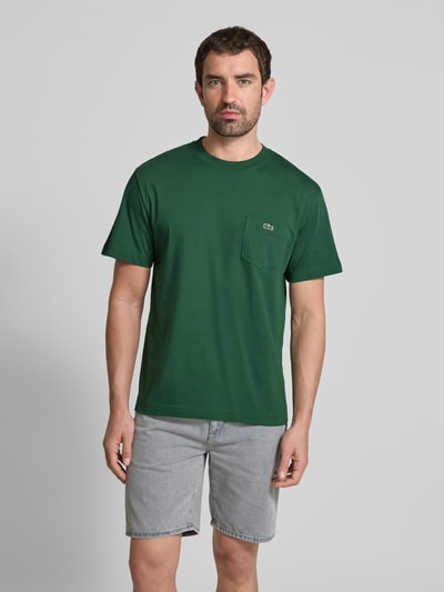 Lacoste T-shirt met borstzak Groen - 4