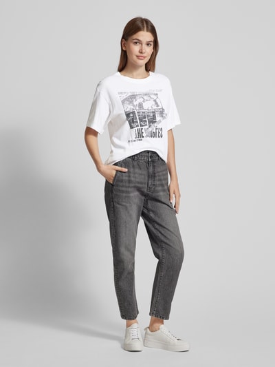 THE KOOPLES T-shirt met geribde ronde hals Wit - 1