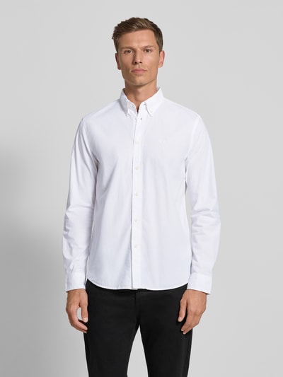 PME Legend Regular fit vrijetijdsoverhemd met button-downkraag Wit - 4