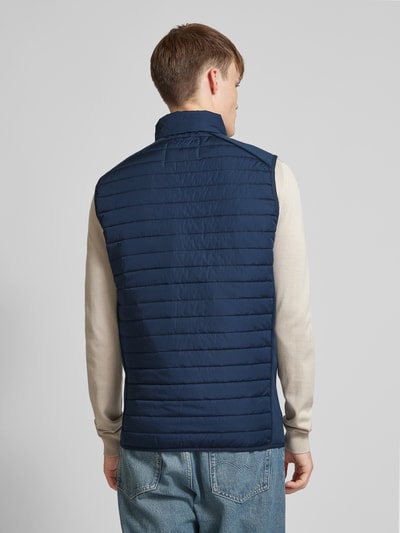 Jack & Jones Bodywarmer met labelprint, model 'MULTI' Marineblauw - 5