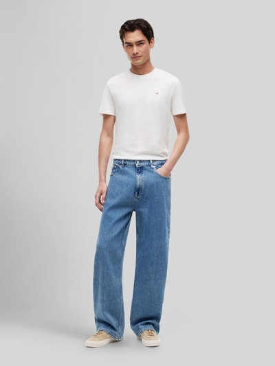 Tommy Jeans T-shirty o kroju slim fit z czystej bawełny w zestawie 2 szt. Złamany biały 1