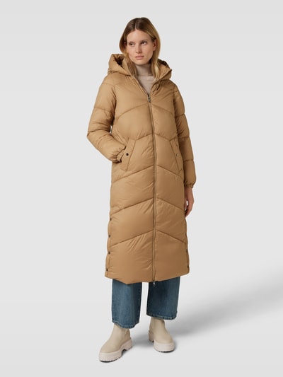 Vero Moda Outdoor Steppmantel mit Stehkragen Modell 'UPPSALA' Camel 4