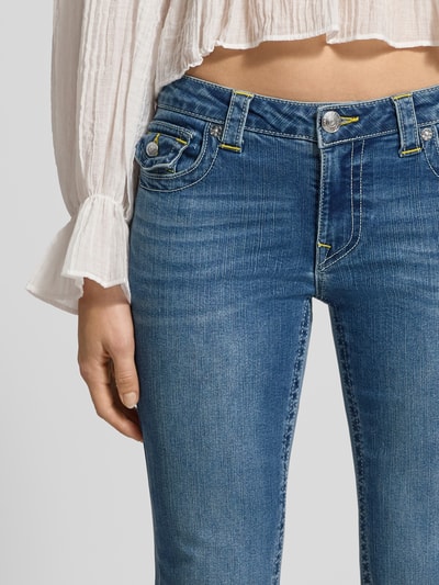 TRUE RELIGION Jeansy z poszerzaną nogawką i wpuszczanymi kieszeniami model ‘BECCA’ Jeansowy niebieski 3