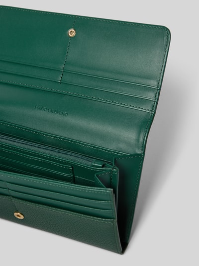 VALENTINO BAGS Portemonnee met labelopschrift, model 'ALEXIA' Donkergroen - 3