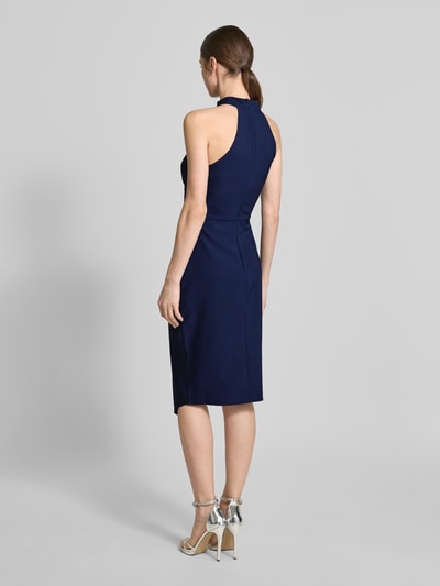 Lipsy Knielange cocktailjurk met halter Marineblauw - 5