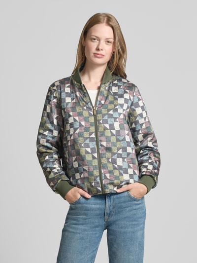 Scotch & Soda Jack met steekzakken opzij en labeldetail Donkergroen - 6