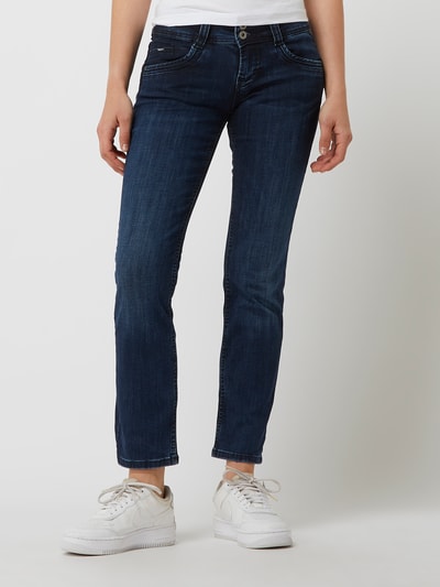 Pepe Jeans Straight Fit Jeans mit Stretch-Anteil Modell 'Gen' Jeansblau 4