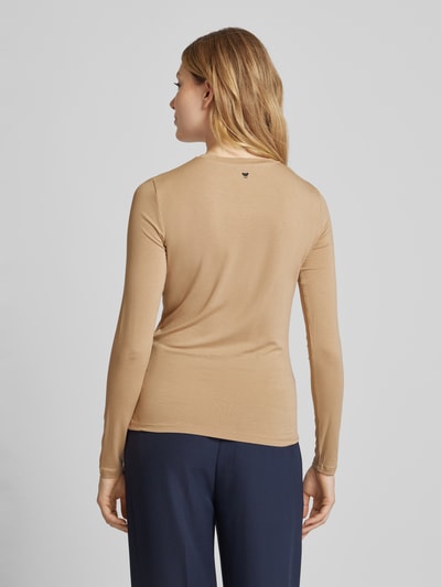 Weekend Max Mara Longsleeve mit Rundhalsausschnitt Modell 'MULTIE' Camel 5