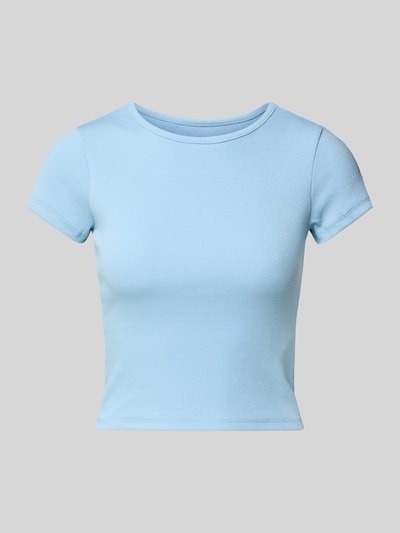 REVIEW T-Shirt mit Rundhalsausschnitt Hellblau 2