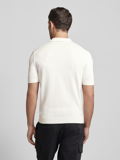 HUGO Regular Fit Poloshirt mit Label-Patch Modell 'Sayfong' Offwhite 5