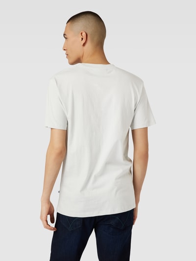 Minimum T-shirt van puur katoen met labeldetail Kit - 5