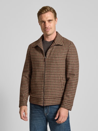 Carl Gross Blouson aus reiner Wolle Modell 'Termino' Taupe 4