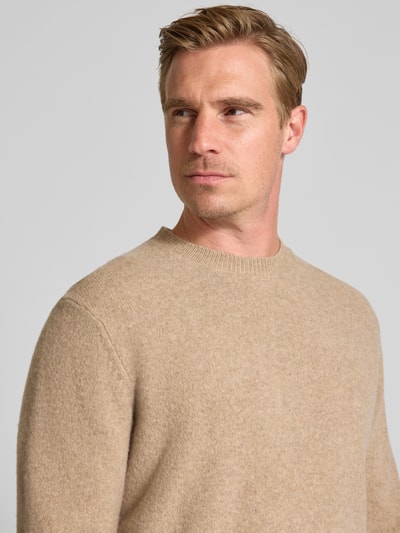 ANNARR Pullover van merinowol, model 'RAGI' Beige - 3