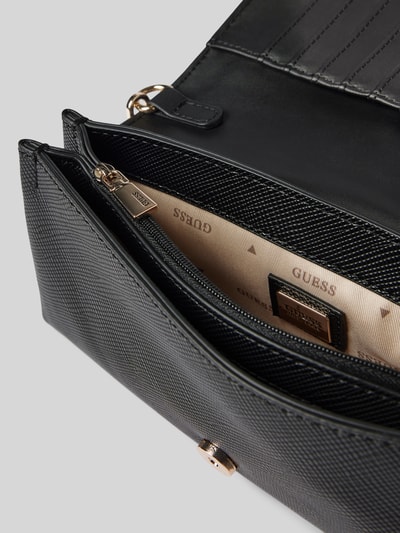 Guess Handtasche mit Schulterriemen und Label-Applikation Black 5