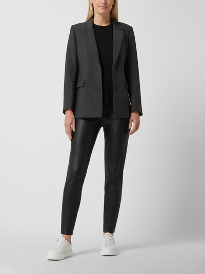 Selected Femme Blazer met 2-knoopssluiting, model 'Frita' Donkergrijs gemêleerd - 1