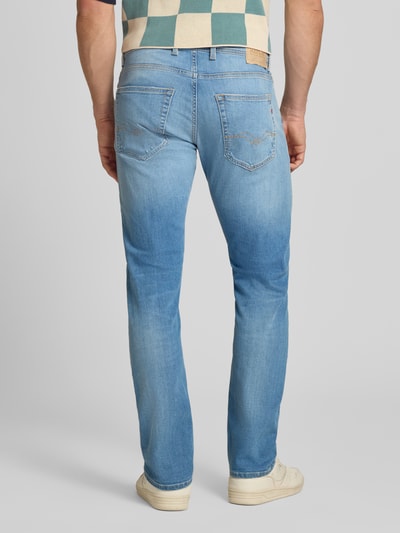 Replay Regular Fit Jeans im Used-Look Modell 'Grover' Jeansblau 5