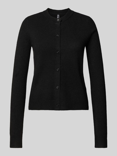 Pieces Regular fit gebreid jack met wol, model 'MALOU'  - 2