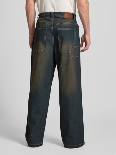 KARL KANI Relaxed baggy fit jeans in destroyed-look, model 'Distress' Jeansblauw - 5