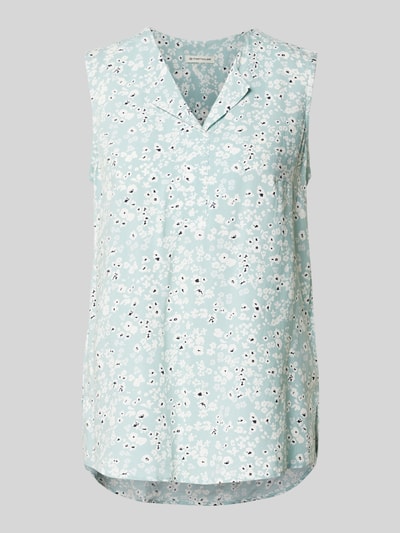 Tom Tailor Blusentop mit Allover-Print Mint 2