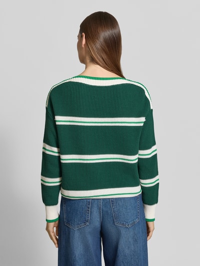 Marc Cain Strickpullover mit U-Boot-Ausschnitt Gruen 5