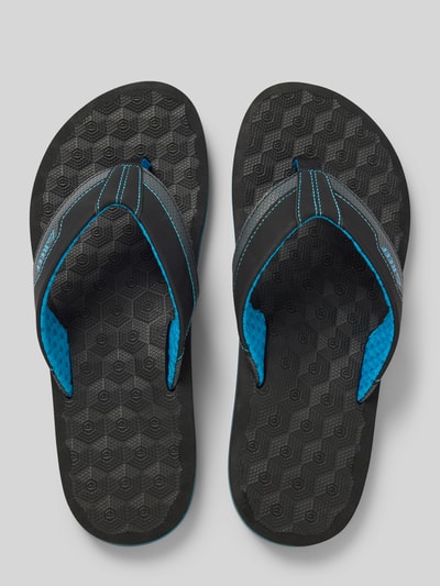 REEF Teenslippers met labeldetail, model 'The Ripper' Marineblauw - 3