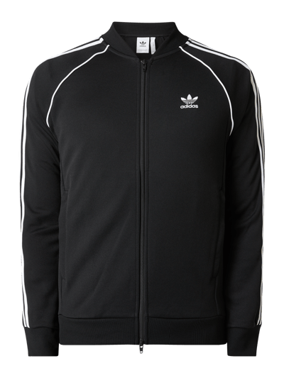 adidas Originals Sweatjacke mit Logo-Streifen Black 2