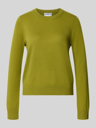 Jake*s Casual Regular Fit Pullover aus reinem Kaschmir Gruen 1