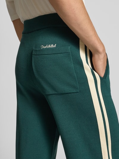 PROHIBITED Sweatbroek met elastische band Donkergroen - 3