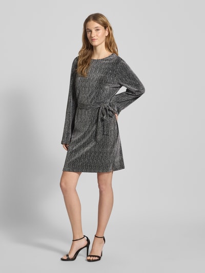 Pieces Loose Fit Minikleid mit Strasssteinbesatz Modell 'MAEVE' Black 1