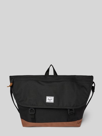 Herschel Tas met labelpatch, model 'Cove Messenger' Zwart - 2