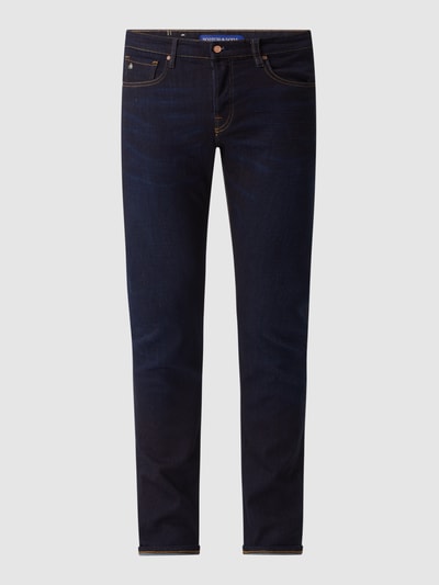 Scotch & Soda Regular slim fit jeans met stretch, model 'Ralston' Donkerblauw - 2