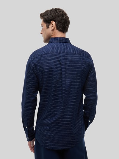 Tommy Hilfiger Regular Fit Freizeithemd aus reiner Baumwolle Marine 5