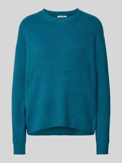 B.Young Gebreide pullover met ribboorden, model 'Onema' Oceaanblauw - 2