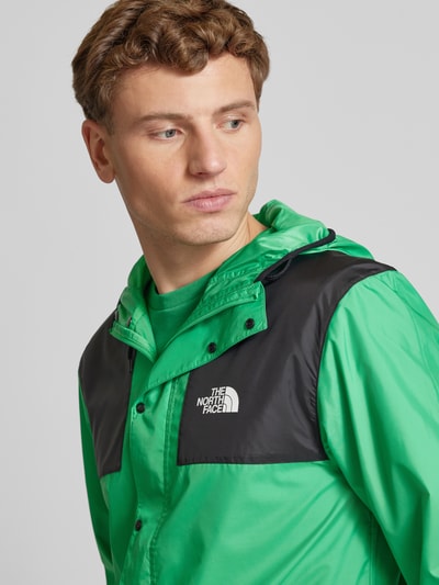 The North Face Kurtka z nadrukiem z logo model ‘SEASONAL MOUNTAIN’ Zielony 3