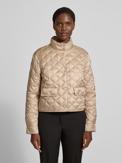 Marc Cain Gewatteerd jack met opstaande kraag Zand - 4