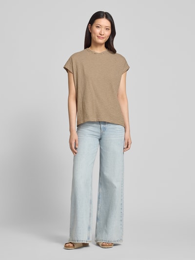 ARMEDANGELS Loose Fit T-Shirt ausm reiner Baumwolle Taupe 1