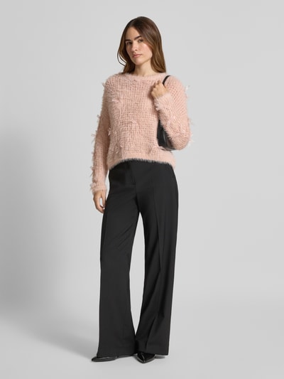 Guess Gebreide pullover met strikdetails Roze - 1