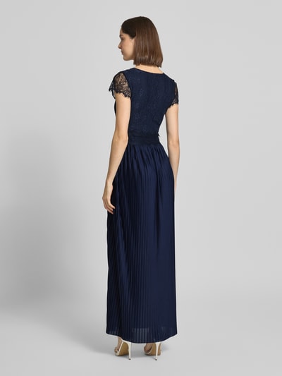 GUIDO MARIA KRETSCHMER WOMAN Abendkleid in Falten-Optik Modell 'Emelie' Marine 5