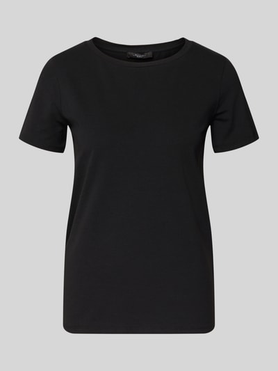 Produktfoto, Slim Fit T-Shirt aus Baumwoll-Mix Modell 'MULTIB' von Weekend Max Mara in Optik: Unifarben, Label-Stitching, Kurzarm, Rundhals.