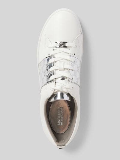 MICHAEL Michael Kors Sneaker mit Label-Applikation Modell 'KEATON LACE UP' Silber 3