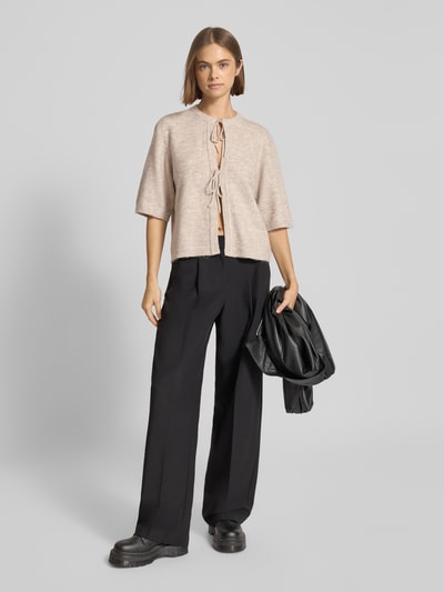 Only Loose Fit Strickjacke mit Schleifen-Detail Modell 'SIMONI' Offwhite 1