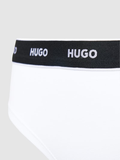 HUGO Slip mit Label-Bund Modell 'CAROUSEL' Weiss 2