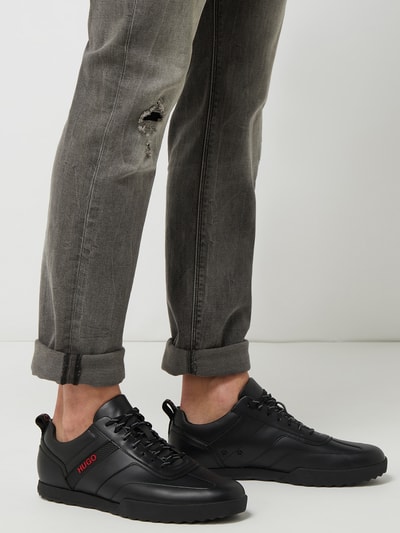 HUGO Sneaker aus Leder Modell 'Matrix' Black 3