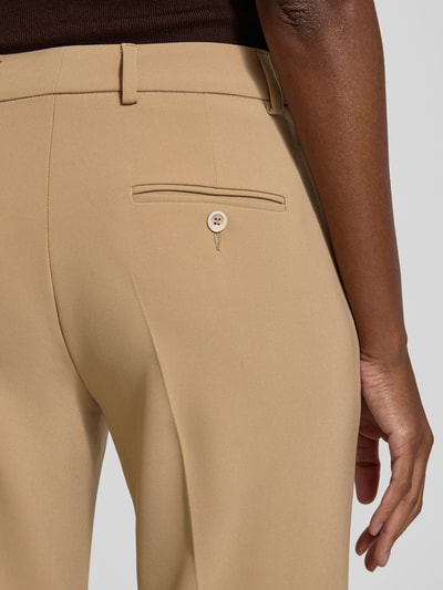 SEDUCTIVE Slim Fit Stoffhose in verkürzter Passform Modell 'MARY' Sand 3